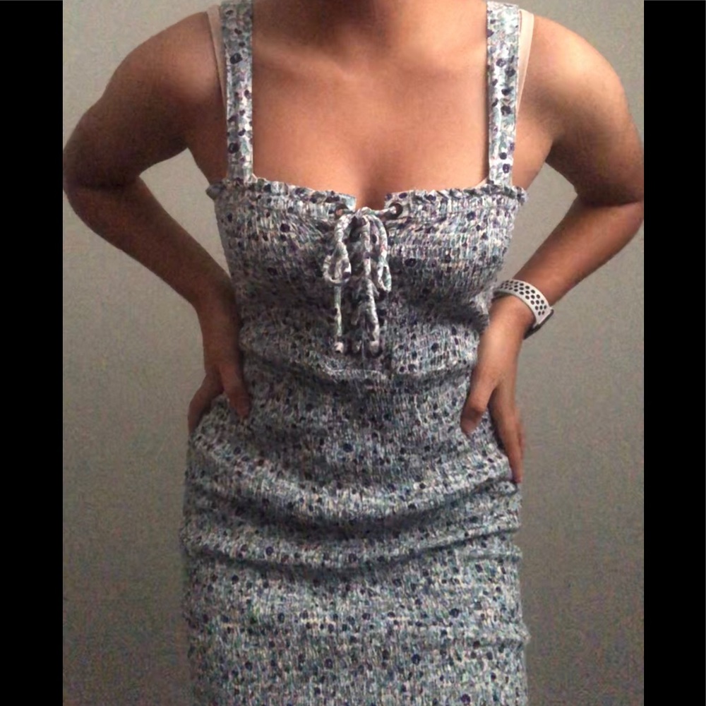 aeropostal ribbed floral dress